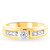 Photo of Effete 1/8 ct tw. Round Diamond Engagement Ring 14K Yellow Gold [BT521YE-C000]