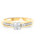 Photo of Princess Oshun 1/4 ct tw. Princess Diamond Engagement Ring 14K Yellow Gold [BT529YE-C000]