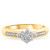 Photo of Oshun 1/4 ct tw. Round Diamond Engagement Ring 14K Yellow Gold [BT530YE-C000]