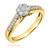 Photo of Oshun 1/4 ct tw. Round Diamond Engagement Ring 14K Yellow Gold [BT530YE-C000]