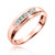 Photo of Boundless 1/2 ct tw. Princess Diamond Bridal Ring Set 10K Rose Gold [BT518RL]