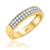 Photo of Alejo 5/8 ct tw. Diamond His and Hers Matching Wedding Band Set 10K Yellow Gold [BT856YM]