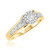 Photo of Bonny 3/4 ct tw. Round Diamond Engagement Ring 10K Yellow Gold [BT533YE-C000]
