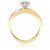 Photo of Adalyn 1/3 ct tw. Round Diamond Bridal Ring Set 14K Yellow Gold [BT519YE-C000]