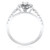 Photo of Luna 2/3 ct tw. Round Diamond Engagement Ring 10K White Gold [BT535WE-C000]