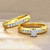 Photo of Effete 1/5 ct tw. Round Diamond Bridal Ring Set 10K Yellow Gold [BR521Y-C000]