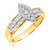 Photo of Marquis Nomadic 1 ct tw. Fancy Diamond Bridal Ring Set 14K Yellow Gold [BT527YE-C000]