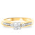 Photo of Princess Oshun 1/3 ct tw. Princess Diamond Bridal Ring Set 10K Yellow Gold [BT529YE-C000]