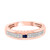 Photo of Lyra 1/3 ct tw. Diamond His and Hers Matching Wedding Band Set 14K Rose Gold [BT863RM]