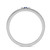 Photo of Manuka 1/7 Carat T.W. Sapphire and Diamond Matching Wedding Band Set 14K White Gold [BT867WL]