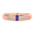 Photo of Chrisoula 1/5 ct tw. Diamond His and Hers Matching Wedding Band Set 14K Rose Gold [BT869RM]