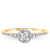 Photo of Calla 1/4 ct tw. Round Diamond Engagement Ring 10K Yellow Gold [BT551YE-C000]