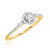 Photo of Calla 1/4 ct tw. Round Diamond Engagement Ring 10K Yellow Gold [BT551YE-C000]
