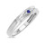 Photo of Irit 1/8 CT. T.W. Diamond Matching Wedding Band Set 10K White Gold [BT874WM]