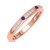 Photo of Mawar 1/3 Carat T.W. Diamond Matching Wedding Band Set 10K Rose Gold [BT878RL]