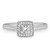 Photo of Bridgette 1/5 ct tw. Cushion Diamond Engagement Ring 10K White Gold [BT572WE-C000]