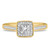 Photo of Bridgette 1/5 ct tw. Cushion Diamond Engagement Ring 14K Yellow Gold [BT572YE-C000]