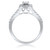 Photo of Blake 3/4 ct tw. Princess Solitaire Diamond Engagement Ring 10K White Gold [BT574WE-P023]