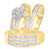 Photo of Annalise 1 3/4 ct tw. Round Diamond Matching Trio Ring Set 10K Yellow Gold [BT510Y-C000]