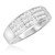 Photo of Tegan 1 2/3 ct tw. Princess Diamond Matching Trio Ring Set 10K White Gold [BT512WM]