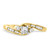 Photo of Serenity 1/3 ct tw. Princess Solitaire Diamond Bridal Ring Set 10K Yellow Gold [BT566YE-P018]