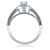 Photo of Allure 3/8 ct tw. Princess Solitaire Diamond Engagement Ring 10K White Gold [BT580WE-P018]