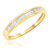 Photo of Tegan 1 5/8 ct tw. Princess Diamond Matching Trio Ring Set 10K Yellow Gold [BT512YL]
