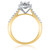 Photo of Piper 3/4 ct tw. Princess Diamond Bridal Ring Set 10K Yellow Gold [BT568YE-C000]