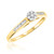 Photo of Culverette 1/5 ct tw. Round Diamond Engagement Ring 14K Yellow Gold [BT584YE-C000]