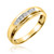 Photo of Boundless 1/2 ct tw. Princess Diamond Matching Trio Ring Set 10K Yellow Gold [BT518YL]