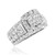 Photo of Felicity 3 ct tw. Princess Diamond Engagement Ring 14K White Gold [BT588WE-C000]