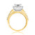 Photo of Felicity 3 ct tw. Princess Diamond Engagement Ring 10K Yellow Gold [BT588YE-C000]