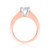 Photo of Elegance 1 ct tw. Princess Diamond Engagement Ring 14K Rose Gold [BT591RE-C000]