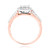 Photo of Reverent 1 ct tw. Princess Diamond Engagement Ring 10K Rose Gold [BT634RE-C000]