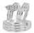 Photo of Marquis Nomadic 1 3/4 ct tw. Fancy Diamond Matching Trio Ring Set 14K White Gold [BT527W-C000]