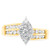 Photo of Marquis Nomadic 1 3/4 ct tw. Fancy Diamond Matching Trio Ring Set 14K Yellow Gold [BT527YE-C000]