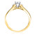 Photo of Princess Oshun 1/2 ct tw. Princess Diamond Matching Trio Ring Set 10K Yellow Gold [BT529YE-C000]