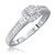 Photo of Enchanted 1/4 ct tw. Cushion Diamond Bridal Ring Set 10K White Gold [BT579WE-C000]