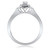 Photo of Enchanted 1/4 ct tw. Cushion Diamond Bridal Ring Set 10K White Gold [BT579WE-C000]