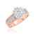 Photo of Madeline 5/8 ct tw. Fancy Diamond Engagement Ring 14K Rose Gold [BT640RE-C000]