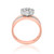 Photo of Madeline 5/8 ct tw. Fancy Diamond Engagement Ring 14K Rose Gold [BT640RE-C000]