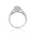 Photo of Journee 1/2 ct tw. Fancy Diamond Engagement Ring 10K White Gold [BT642WE-C000]