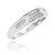 Photo of Micah 1/3 ct tw. Diamond His and Hers Matching Wedding Band Set 10K White Gold [BT914WM]