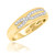 Photo of Blair 1/2 ct tw. Diamond His and Hers Matching Wedding Band Set 10K Yellow Gold [BT915YM]