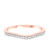 Photo of Emer 3/8 ct tw. Diamond His and Hers Matching Wedding Band Set 10K Rose Gold [BT916RL]