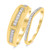 Photo of Emer 3/8 ct tw. Diamond His and Hers Matching Wedding Band Set 14K Yellow Gold [WB916Y]