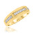Photo of Emer 3/8 ct tw. Diamond His and Hers Matching Wedding Band Set 14K Yellow Gold [BT916YM]