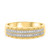 Photo of Jules 3/8 ct tw. Diamond His and Hers Matching Wedding Band Set 14K Yellow Gold [BT917YM]