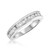 Photo of Elegance 1 1/2 ct tw. Princess Diamond Bridal Ring Set 10K White Gold [BT591WL]