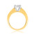 Photo of Elegance 1 1/2 ct tw. Princess Diamond Bridal Ring Set 10K Yellow Gold [BT591YE-C000]